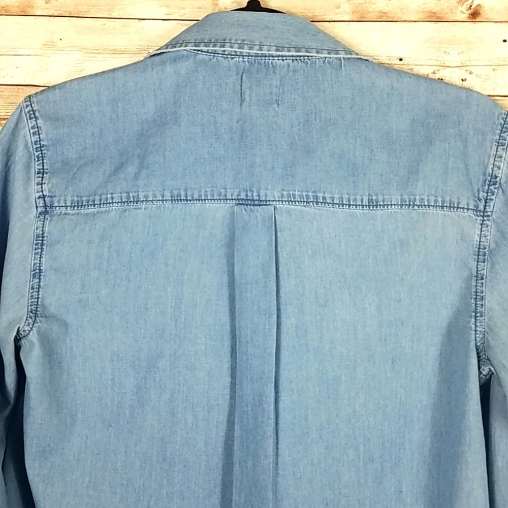 Gap 1969, 0243, Denim button down shirt light wash, Sz XS - Picture 6 of 6